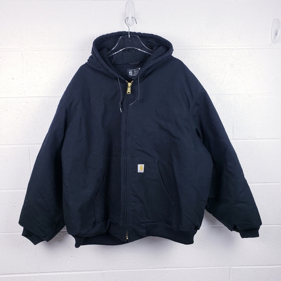 Carhartt Flannel-Lined Active Jacket J140 Loose Fit Firm Duck